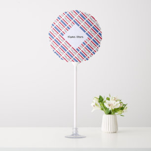Personalized Thailand Tiled Flag Name Design Balloon