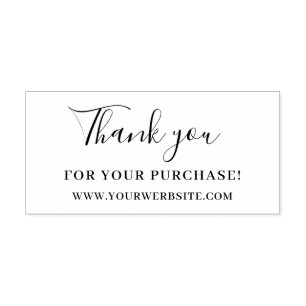 Personalized Thank you Business Self-inking Stamp
