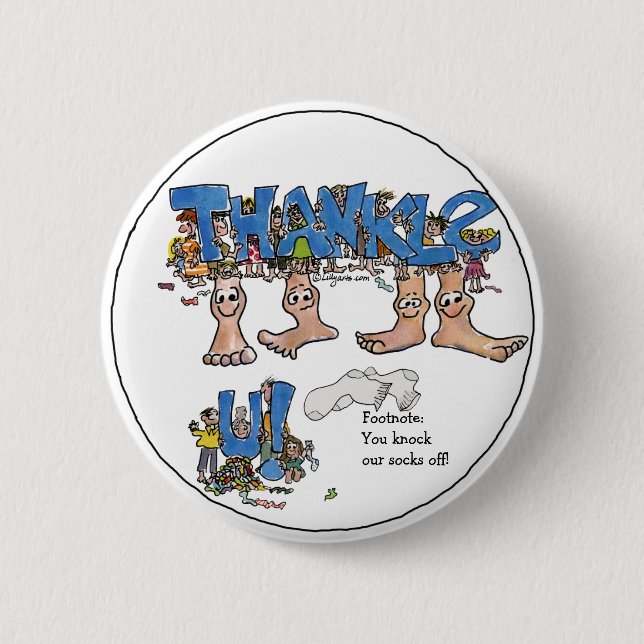 Personalized Thank You Button (Front)