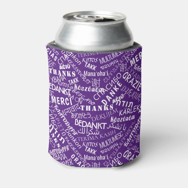 Personalized Thank You Can Cooler Gift Your Colors (Can Back)