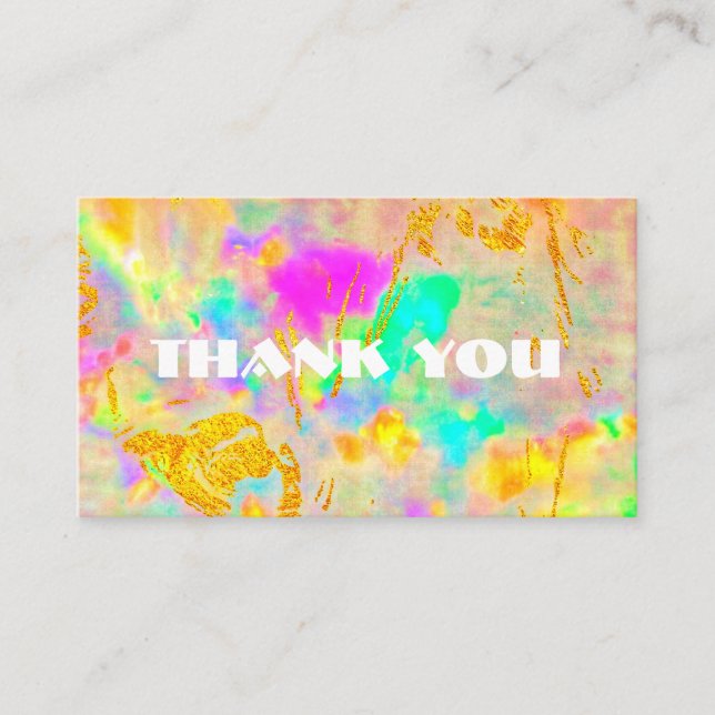 Personalized thank you card  (Front)
