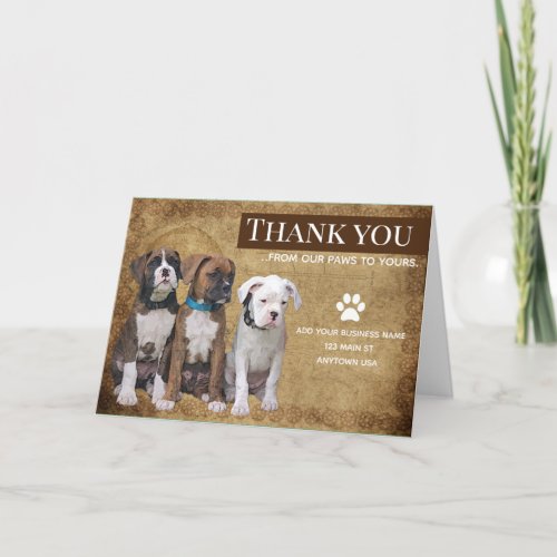 Personalized Thank You Card _ Business Greeting Ca