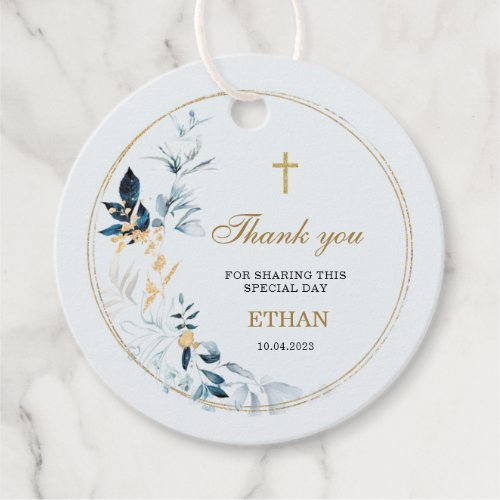 Personalized Thank You Card First Holy Communion Favor Tags