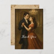 Personalized Thank You Card for Dance Event