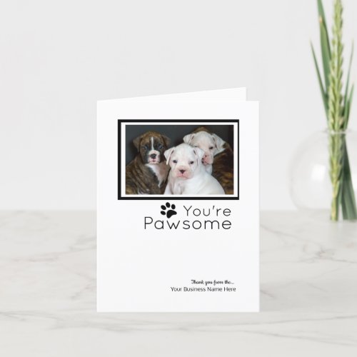 Personalized Thank You Cards_ Dog Cards