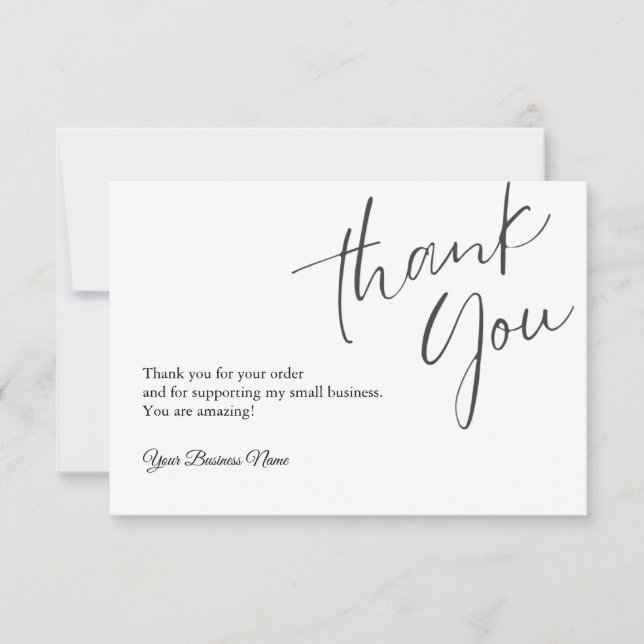 Personalized Thank You Cards Professional (Front)