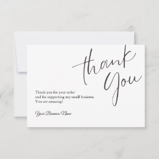 Personalized Thank You Cards Professional