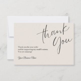 Personalized Thank You Cards Professional