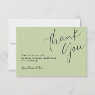 Personalized Thank You Cards Professional