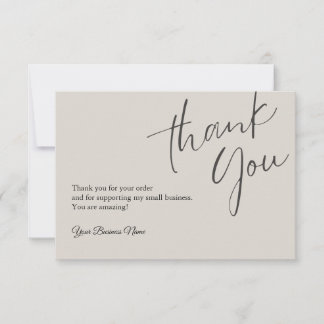 Personalized Thank You Cards Professional