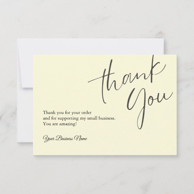 Personalized Thank You Cards Professional (Front)