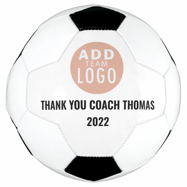 Personalized Thank You Coach Add A Name Soccer Ball (Front)