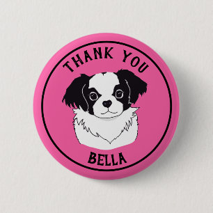 Personalized Thank You Dog Button