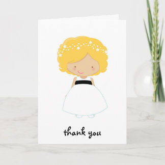Personalized Thank You For Being Our Flower Girl Card
