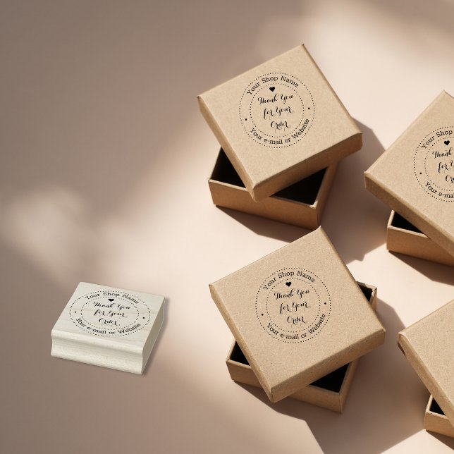 Personalized Thank You for Your Business Order Rubber Stamp (Personalized Thank You for Your Business Order Rubber Stamp)