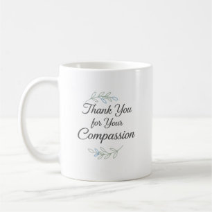 Personalized Thank You for Your Compassion Nurse Coffee Mug
