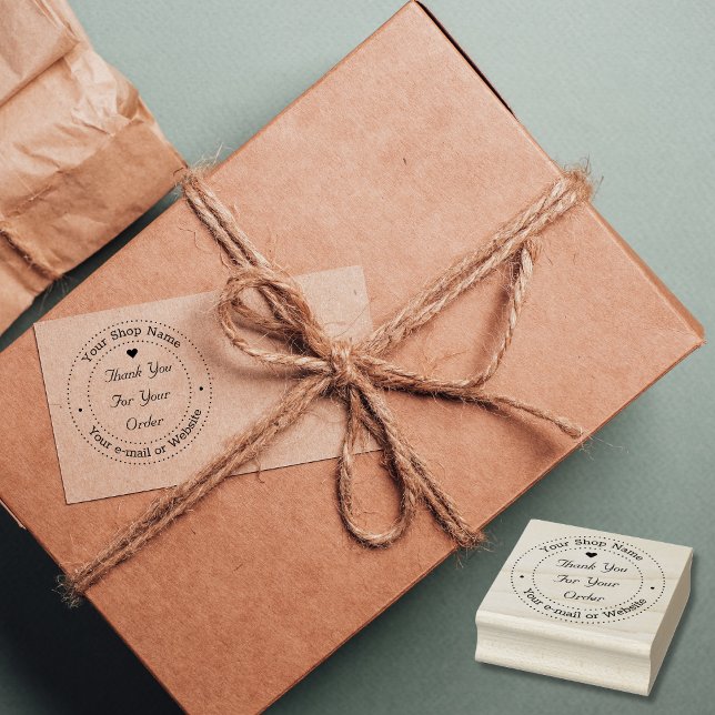 Personalized Thank You for Your Order Business Rubber Stamp (Personalized Thank You for Your Order Business Rubber Stamp)