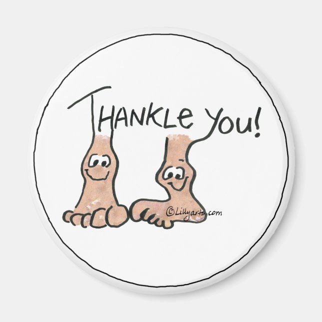 Personalized Thank You Gift Magnet (Front)