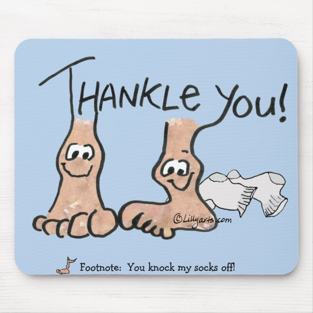 Personalized Thank You Gift Mouse Pad (Front)