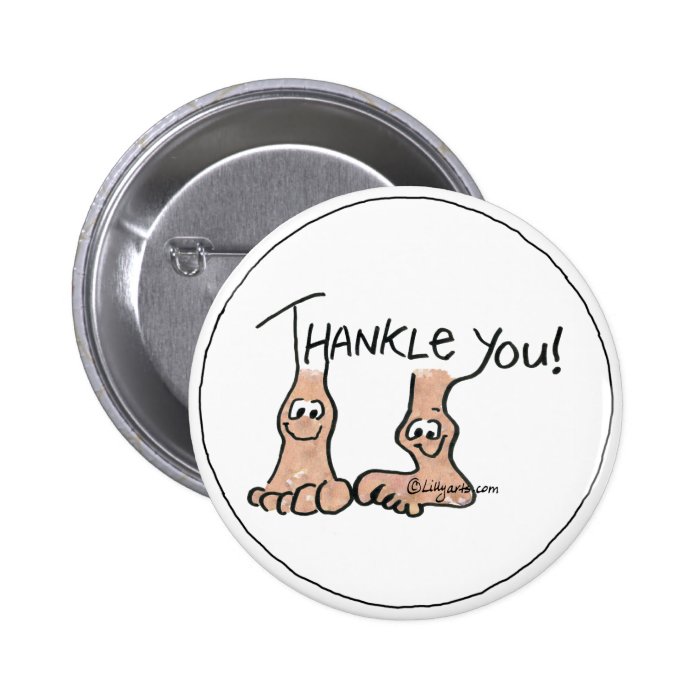 Personalized Thank You Gift Pinback Buttons