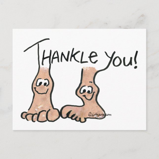 Personalized Thank You Gift Postcard (Front)