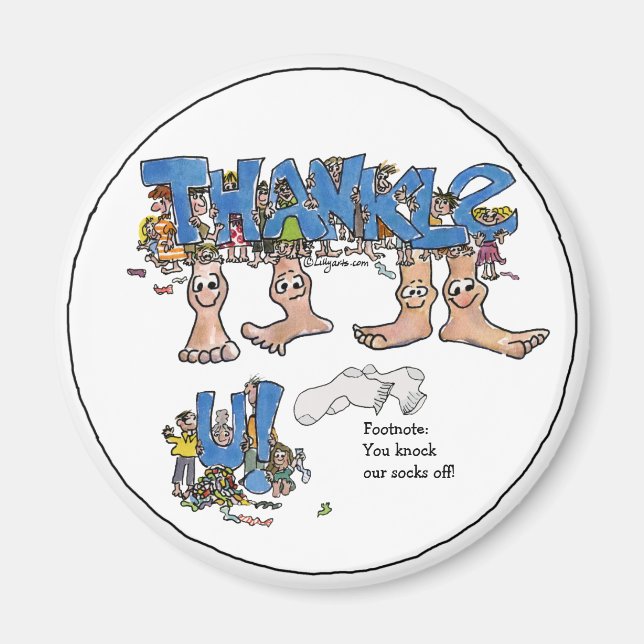 Personalized Thank You Magnet (Front)
