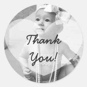 Personalized Thank You Photo Sticker