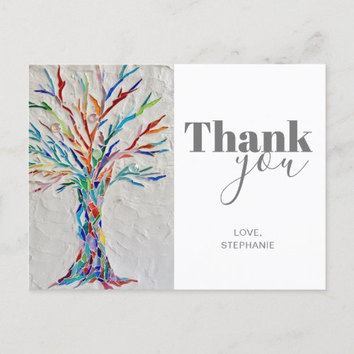 Personalized Thank You Postcard