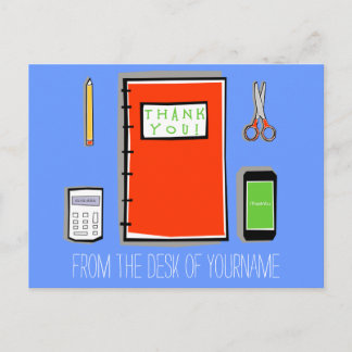 Personalized Thank You Postcard Horizontal