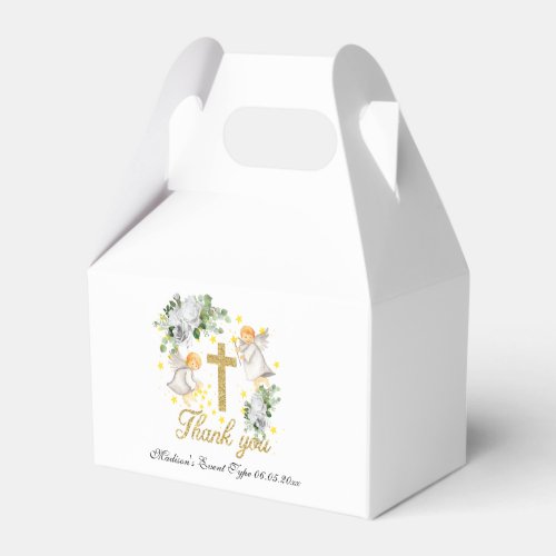 Personalized Thank you Religious Events Favor Boxes