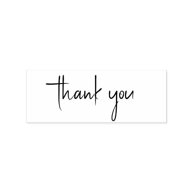 Personalized Thank You  Rubber Stamp (Imprint)