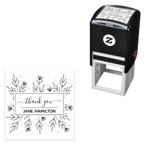 Personalized Thank You Self_inking Stamp