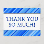 [ Thumbnail: Personalized "Thank You So Much!" Postcard ]