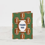Personalized Thank You Sports Party Football Theme at Zazzle