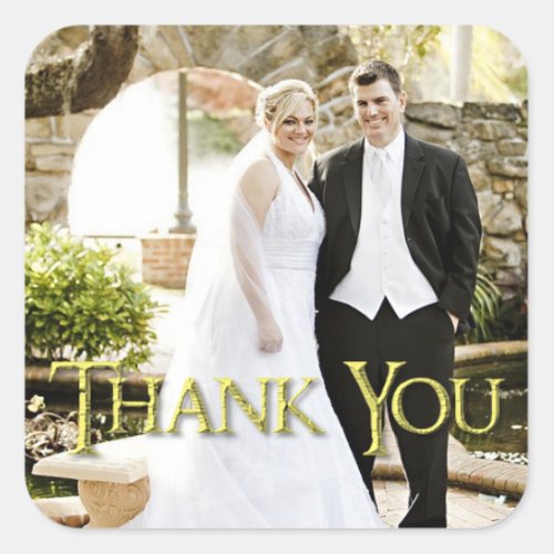 Personalized thank you sticker