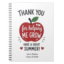 Personalized Thank You Teacher Helping Me Grow