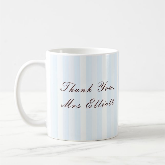Personalized Thank You Teacher Mug (Left)