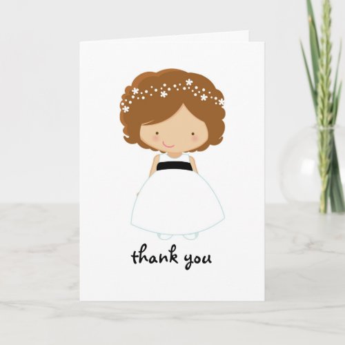 Personalized Thanks For Being Our Flower Girl Card