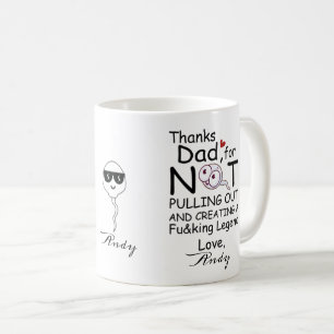 Personalized Thanks for creating a legend from son Coffee Mug