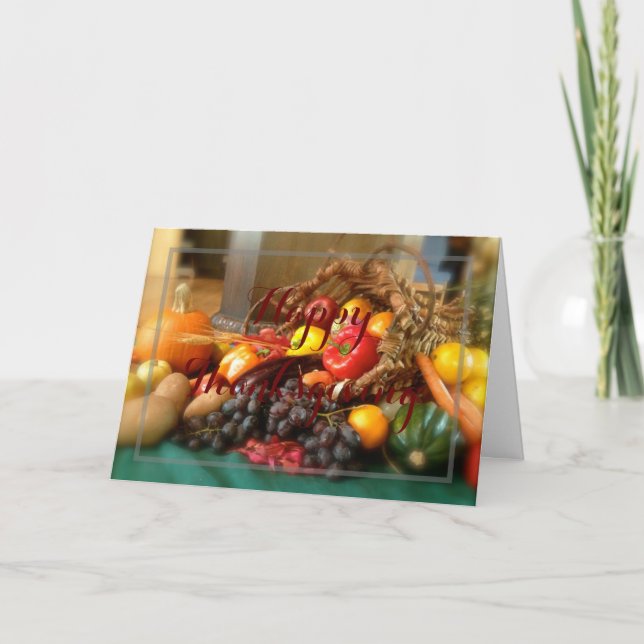 Personalized Thanksgiving Card (Front)