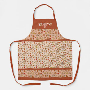 Personalized Thanksgiving Fall Leaves Apron