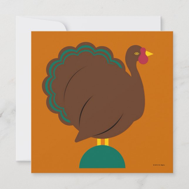 Personalized Thanksgiving Invitation (Front)