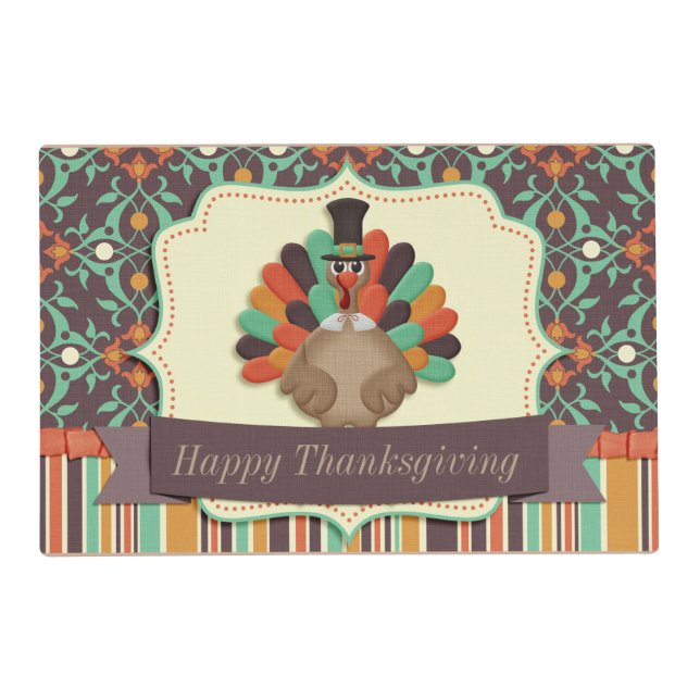 Personalized Thanksgiving Placemat (Front)