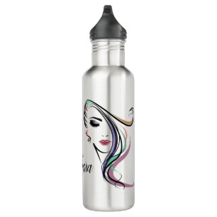 Personalized The Beautician Stainless Steel Water Bottle