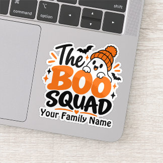 Personalized The Boo Squad Halloween Sticker
