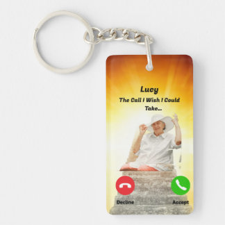 Personalized The Call I Wish I Could Take Keychain