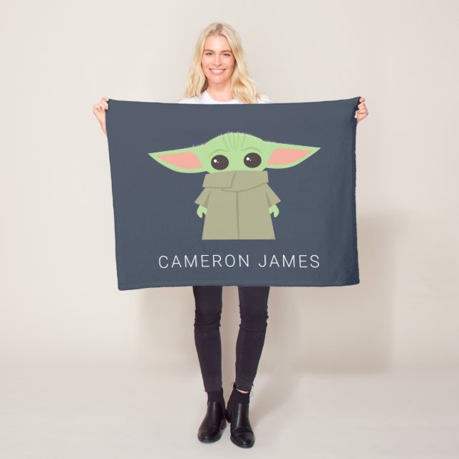 Personalized The Child Pastel Graphic Fleece Blanket (In Situ)