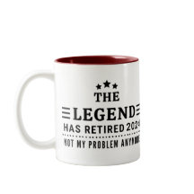 Personalized The Legend has Retired Fun Retirement