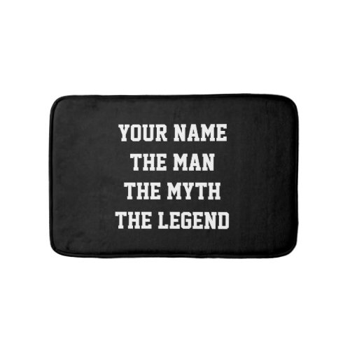 Personalized The man myth legend non slip bath mat