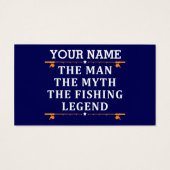 Personalized The Man The Myth The Fishing Legend (Back)